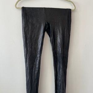 Spanx Faux Leather Tights (L) Never Worn